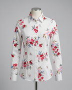 AWCTA Women’s Floral Cotton Slim Fit Shirt