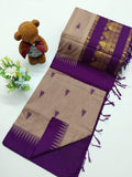 AWCTA Kalyani Cotton Sarees with Zari Border | Traditional Indian Cotton Sarees