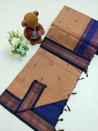 AWCTA Kalyani Cotton Sarees with Zari Border | Traditional Indian Cotton Sarees