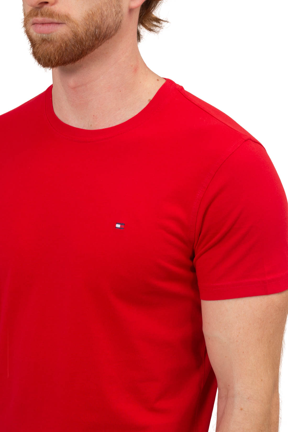 TOMMY HILFIGER Men’s Premium Cotton Crew Neck T-Shirt